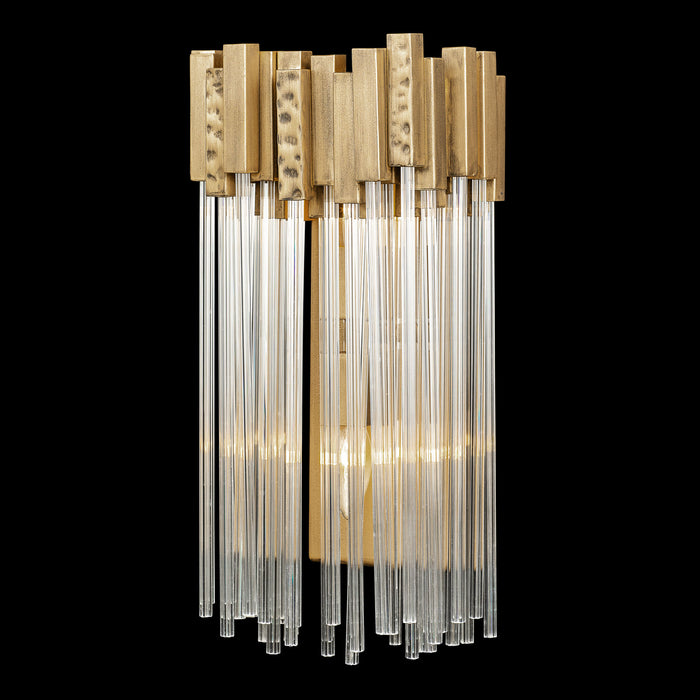 Varaluz 309W02HG Two Light Wall Sconce, Havana Gold