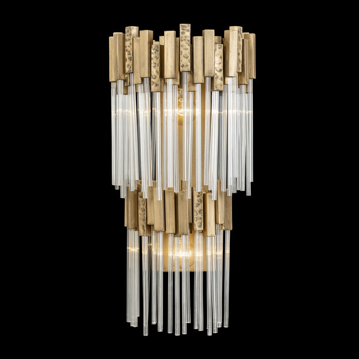 Varaluz 309W02LHG Two Light Wall Sconce, Havana Gold