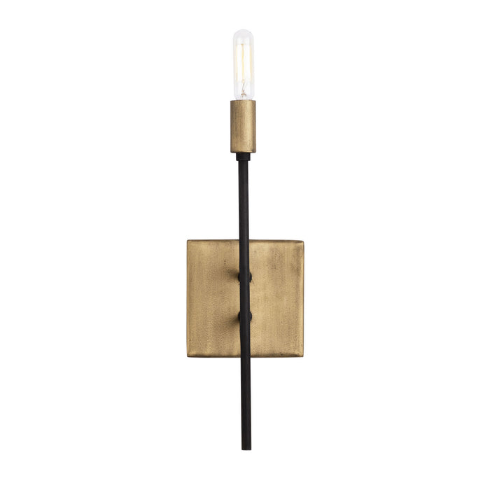 Varaluz 314W01HGCB One Light Wall Sconce, Havana Gold/Carbon