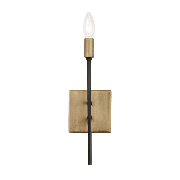 Varaluz 314W01HGCB One Light Wall Sconce, Havana Gold/Carbon