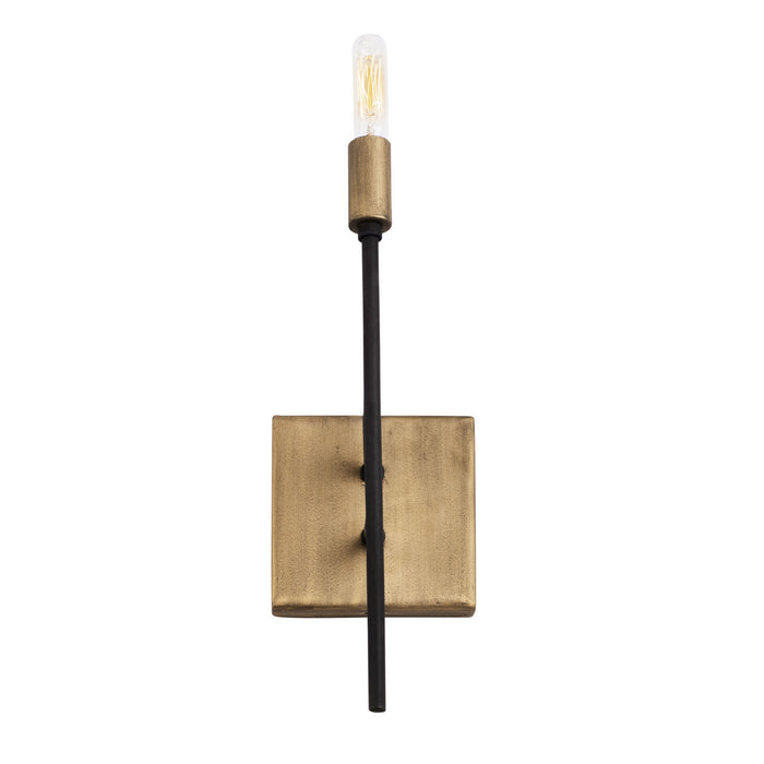 Varaluz 314W01HGCB One Light Wall Sconce, Havana Gold/Carbon