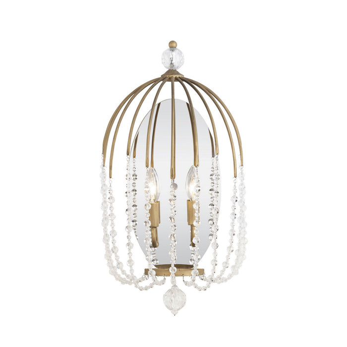 Varaluz 343W02HG Two Light Wall Sconce, Havana Gold