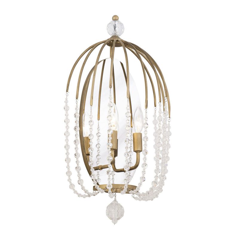 Varaluz 343W02HG Two Light Wall Sconce, Havana Gold
