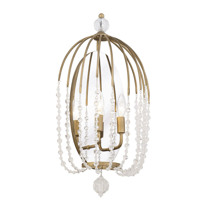 Varaluz 343W02HG Two Light Wall Sconce, Havana Gold