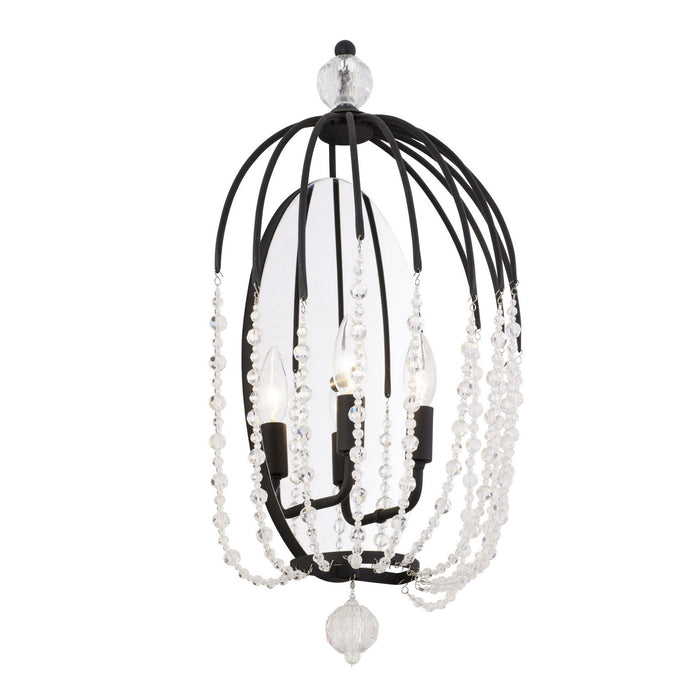 Varaluz 343W02MB Two Light Wall Sconce, Matte Black