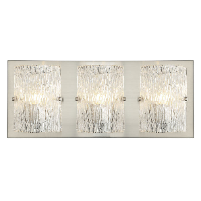 Varaluz 376B03BN Three Light Bath, Brushed Nickel