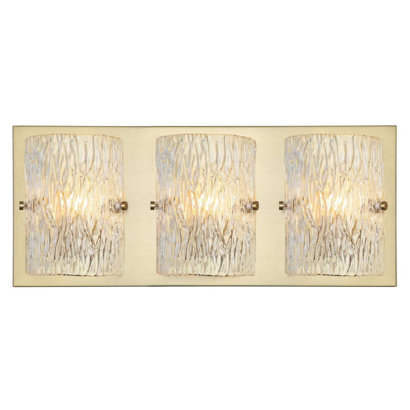 Varaluz 376B03SB Three Light Bath, Satin Brass