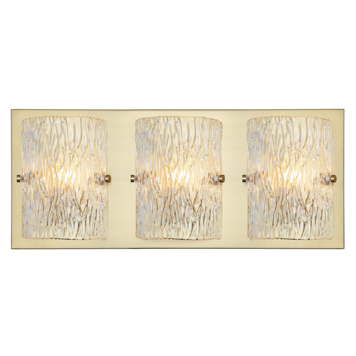 Varaluz 376B03SB Three Light Bath, Satin Brass
