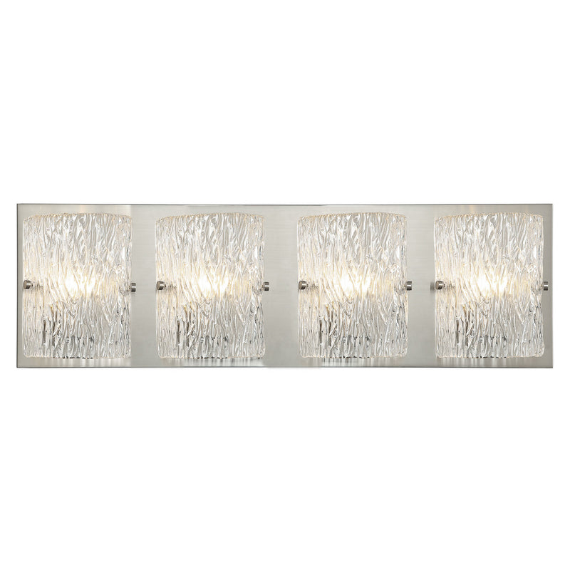 Varaluz 376B04BN Four Light Bath, Brushed Nickel