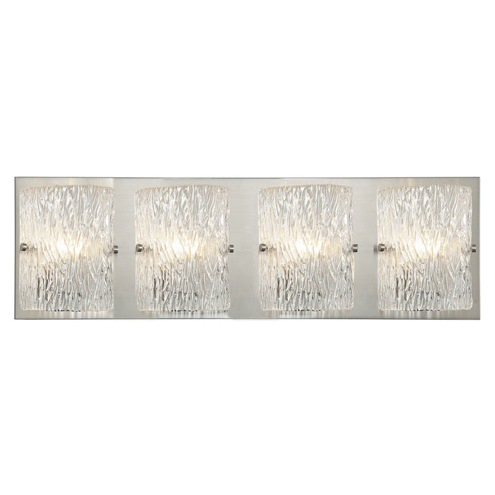 Varaluz 376B04BN Four Light Bath, Brushed Nickel