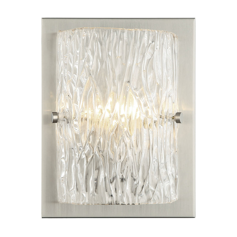 Varaluz 376W01BN One Light Wall Sconce, Brushed Nickel
