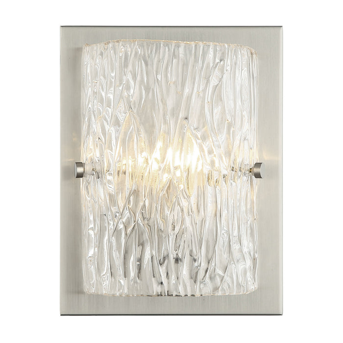 Varaluz 376W01BN One Light Wall Sconce, Brushed Nickel