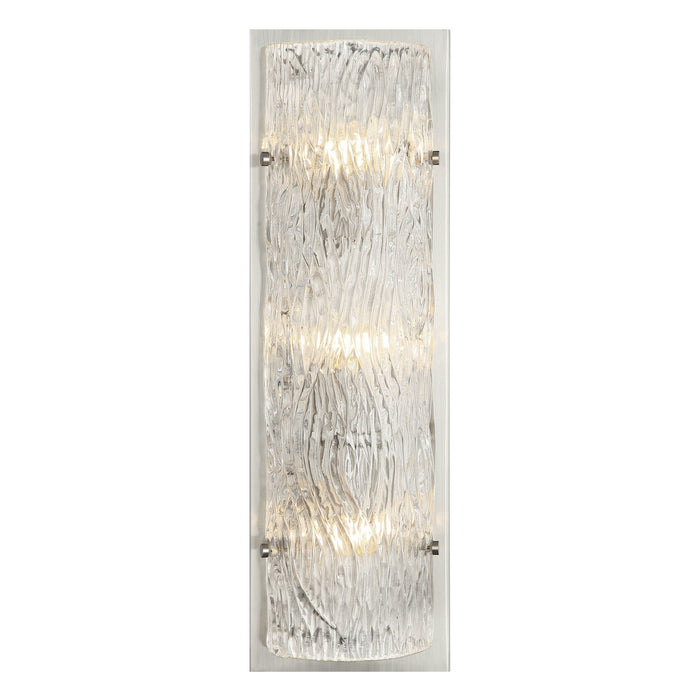 Varaluz 376W03BN Three Light Wall Sconce, Brushed Nickel