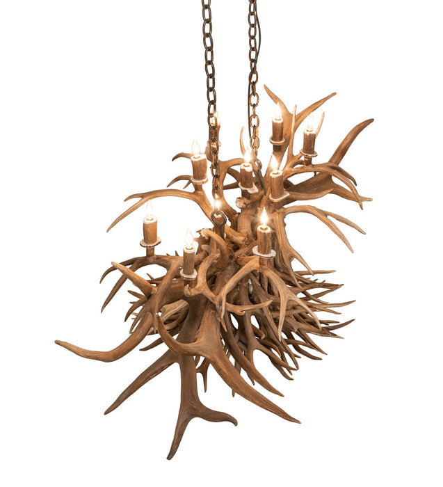 Meyda Tiffany 251967 Ten Light Chandelier, Antique Copper