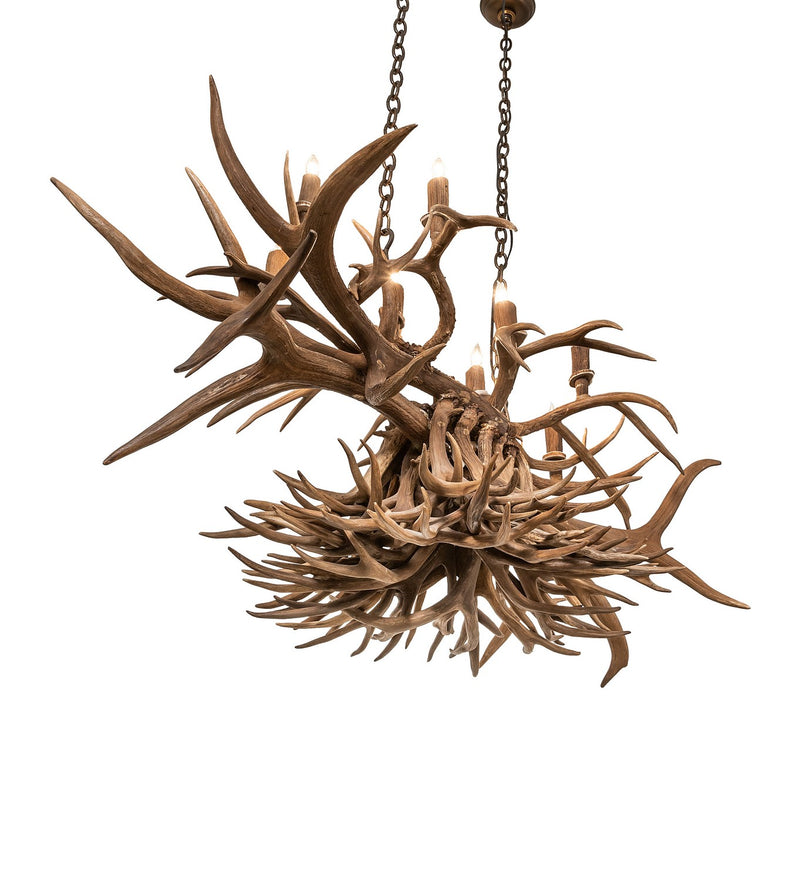 Meyda Tiffany 251967 Ten Light Chandelier, Antique Copper