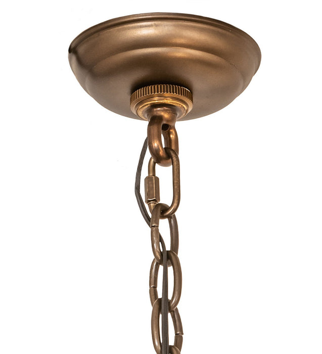 Meyda Tiffany 251967 Ten Light Chandelier, Antique Copper