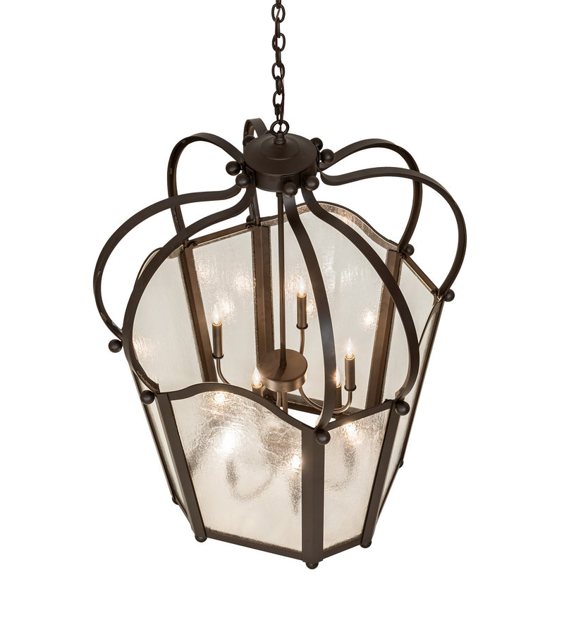Meyda Tiffany 252123 Ten Light Pendant, Oil Rubbed Bronze