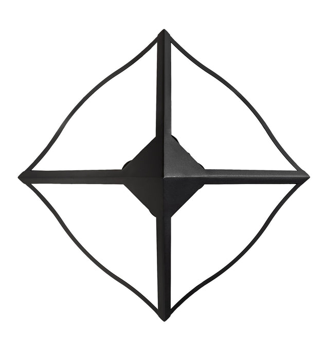 Meyda Tiffany 256645 Four Light Pendant, Wrought Iron