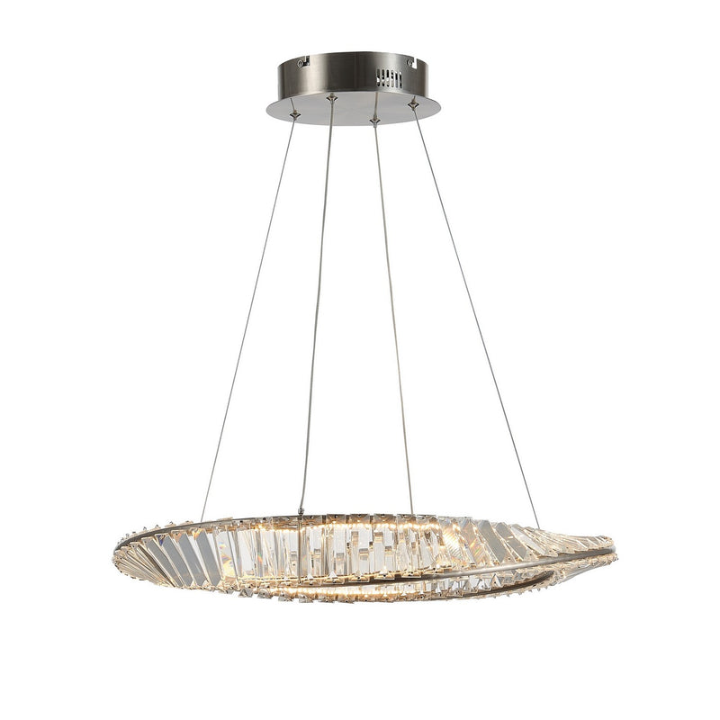 Artcraft AC6720SN LED Pendant, Satin Nickel