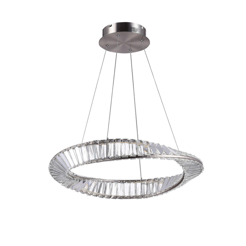 Artcraft AC6720SN LED Pendant, Satin Nickel