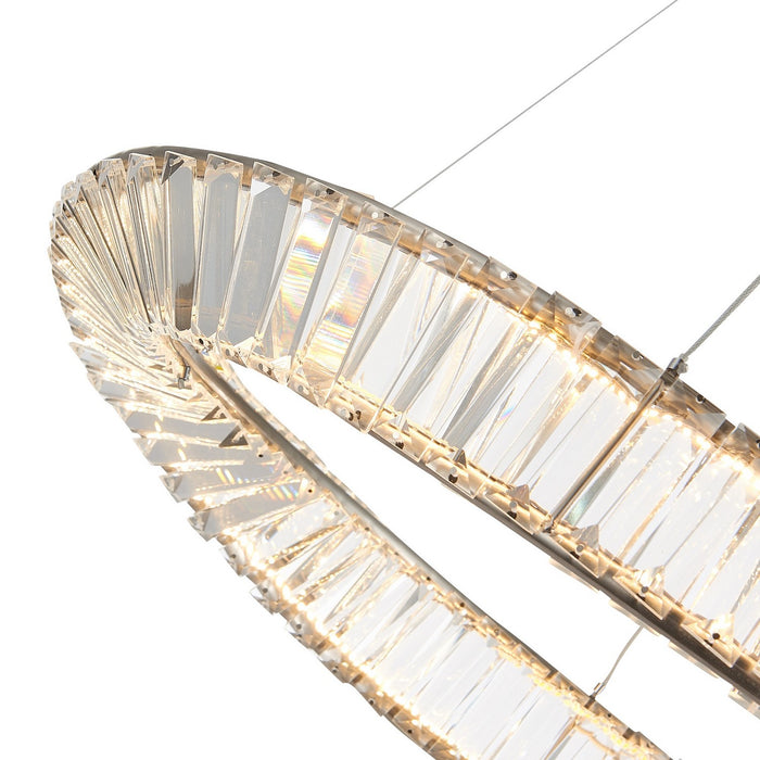Artcraft AC6720SN LED Pendant, Satin Nickel