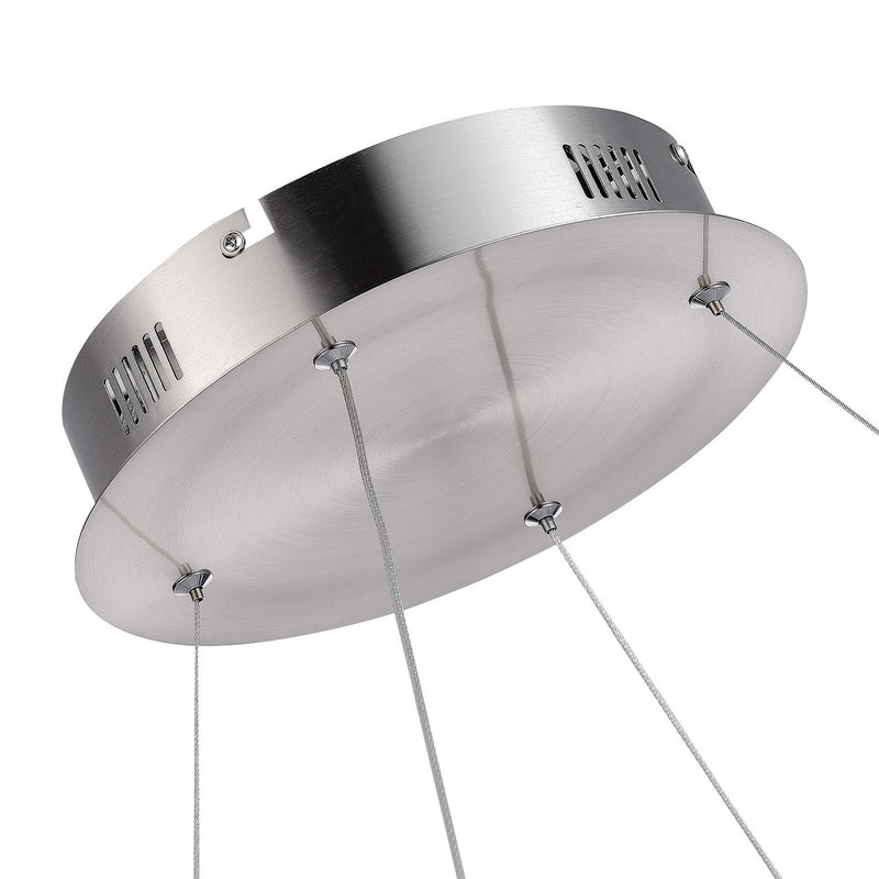 Artcraft AC6720SN LED Pendant, Satin Nickel
