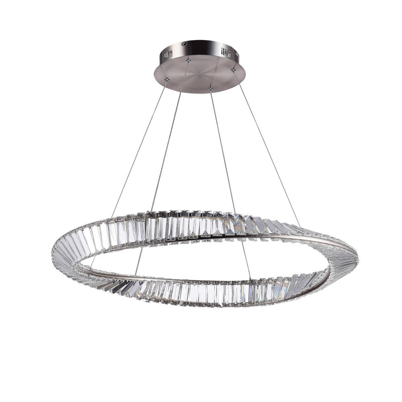 Artcraft AC6721SN LED Pendant, Satin Nickel