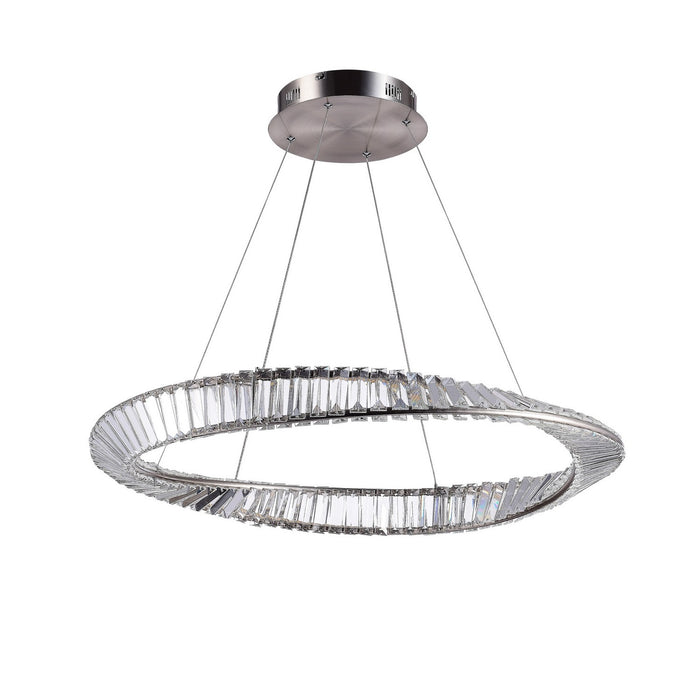 Artcraft AC6721SN LED Pendant, Satin Nickel