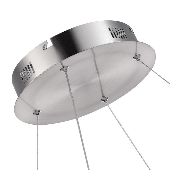 Artcraft AC6721SN LED Pendant, Satin Nickel