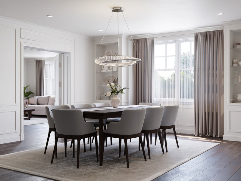 Artcraft AC6721SN LED Pendant, Satin Nickel