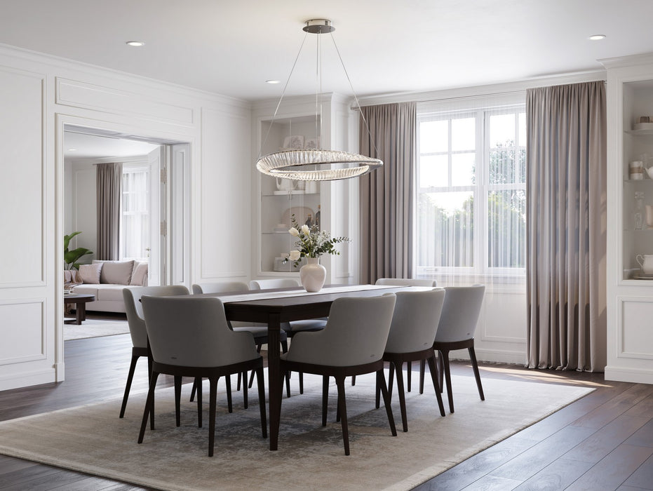 Artcraft AC6721SN LED Pendant, Satin Nickel
