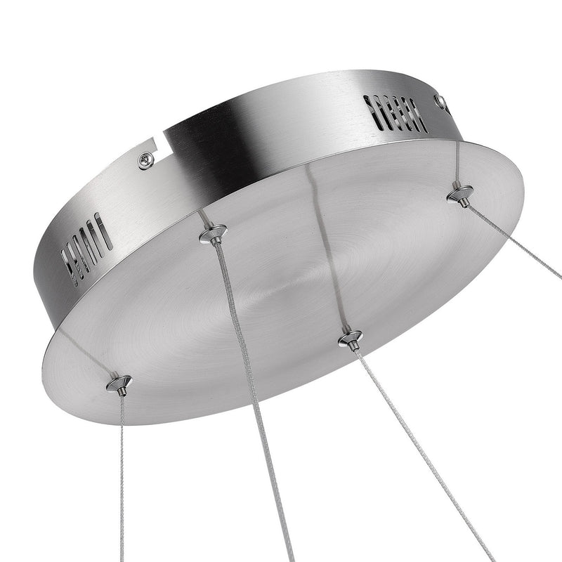 Artcraft AC6722SN LED Pendant, Satin Nickel