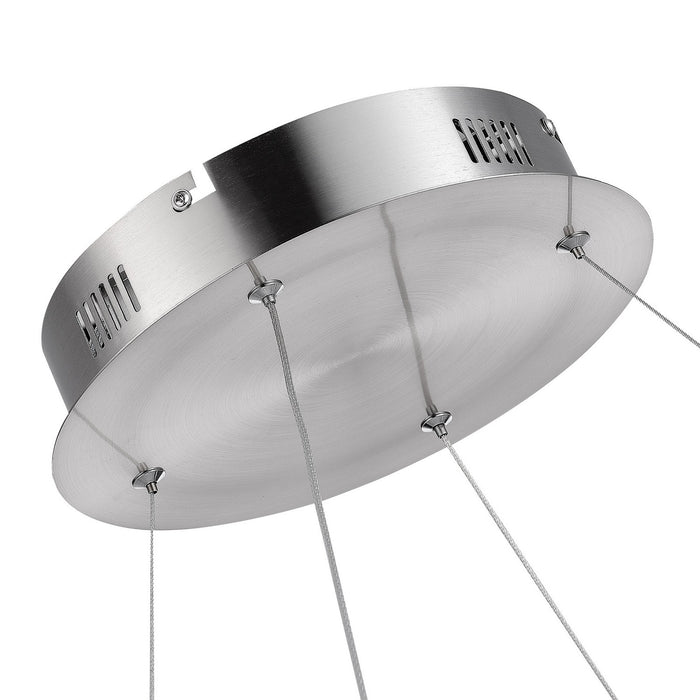Artcraft AC6722SN LED Pendant, Satin Nickel