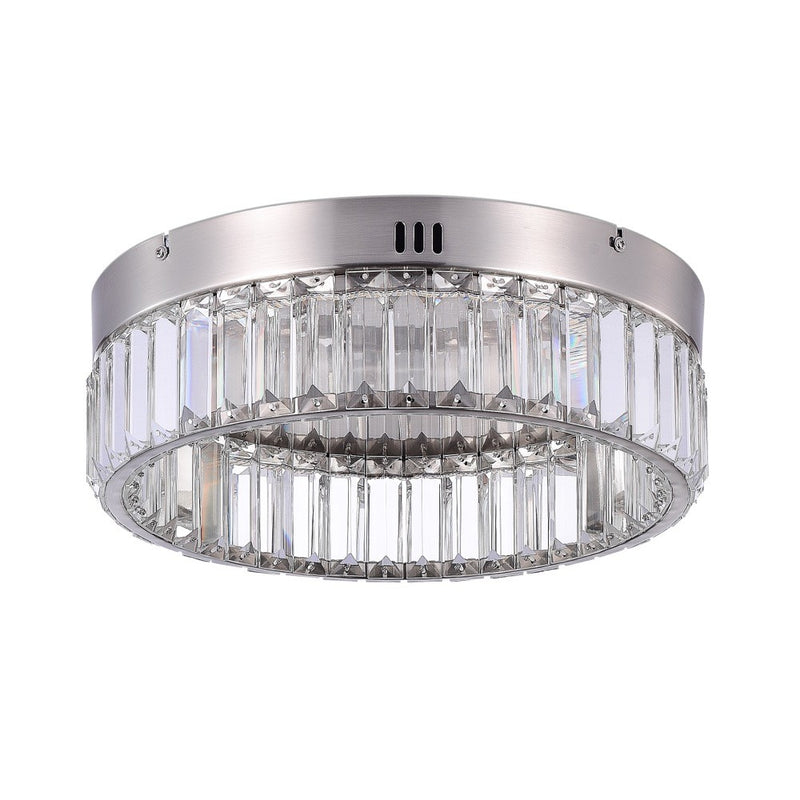 Artcraft AC6724SN LED Flush Mount, Satin Nickel