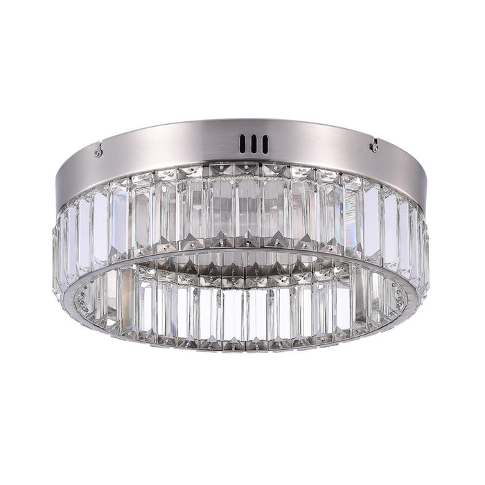 Artcraft AC6724SN LED Flush Mount, Satin Nickel