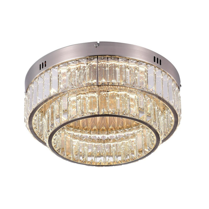 Artcraft AC6725SN LED Flush Mount, Satin Nickel