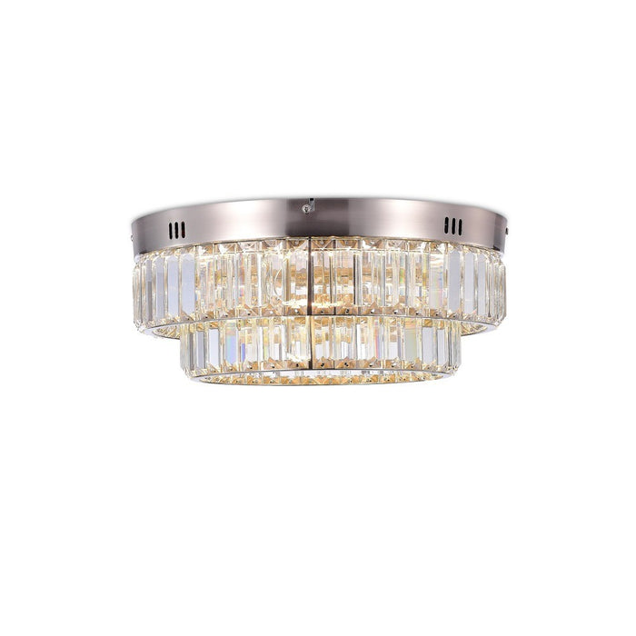 Artcraft AC6725SN LED Flush Mount, Satin Nickel