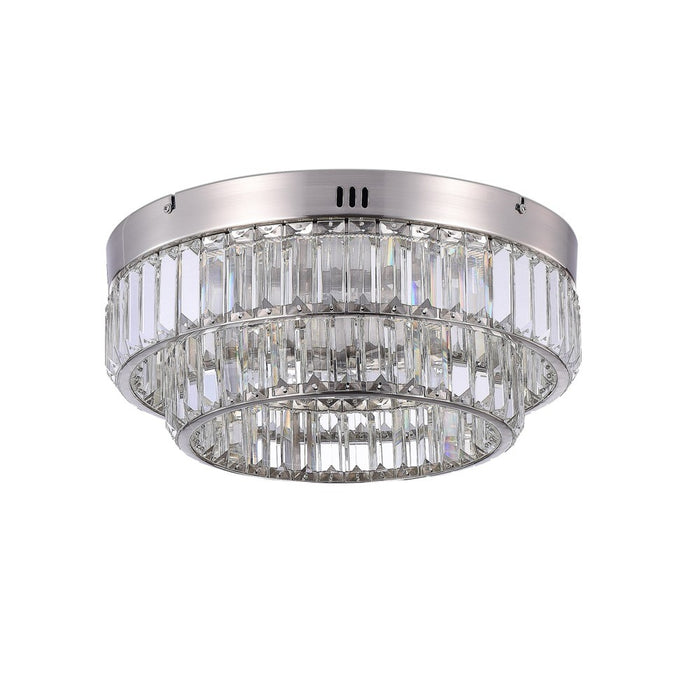 Artcraft AC6725SN LED Flush Mount, Satin Nickel
