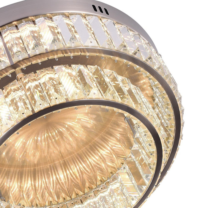 Artcraft AC6725SN LED Flush Mount, Satin Nickel