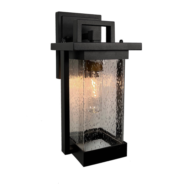 Artcraft AC8022BK Outdoor Wall Sconce, Matte Black