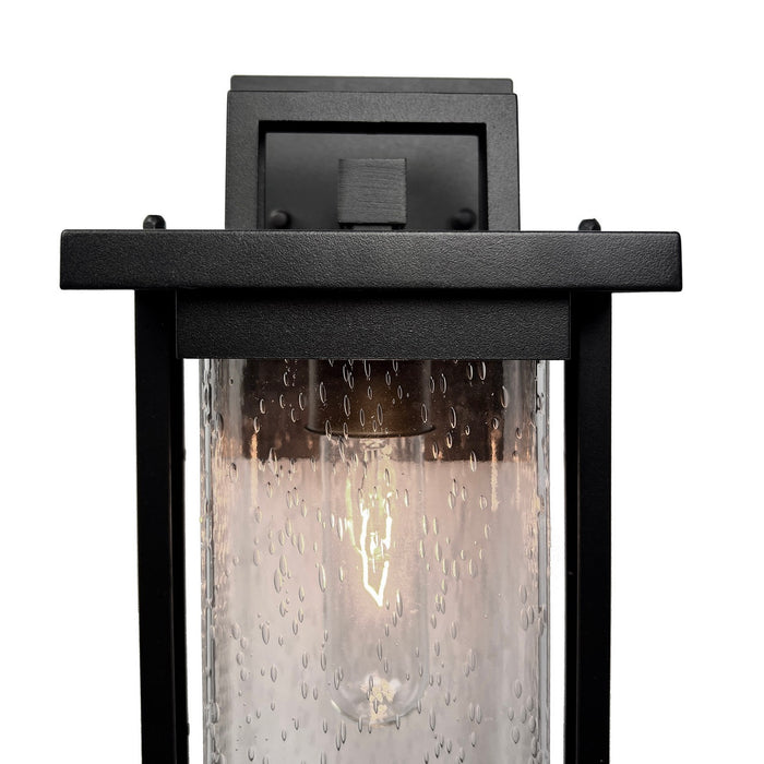 Artcraft AC8022BK Outdoor Wall Sconce, Matte Black