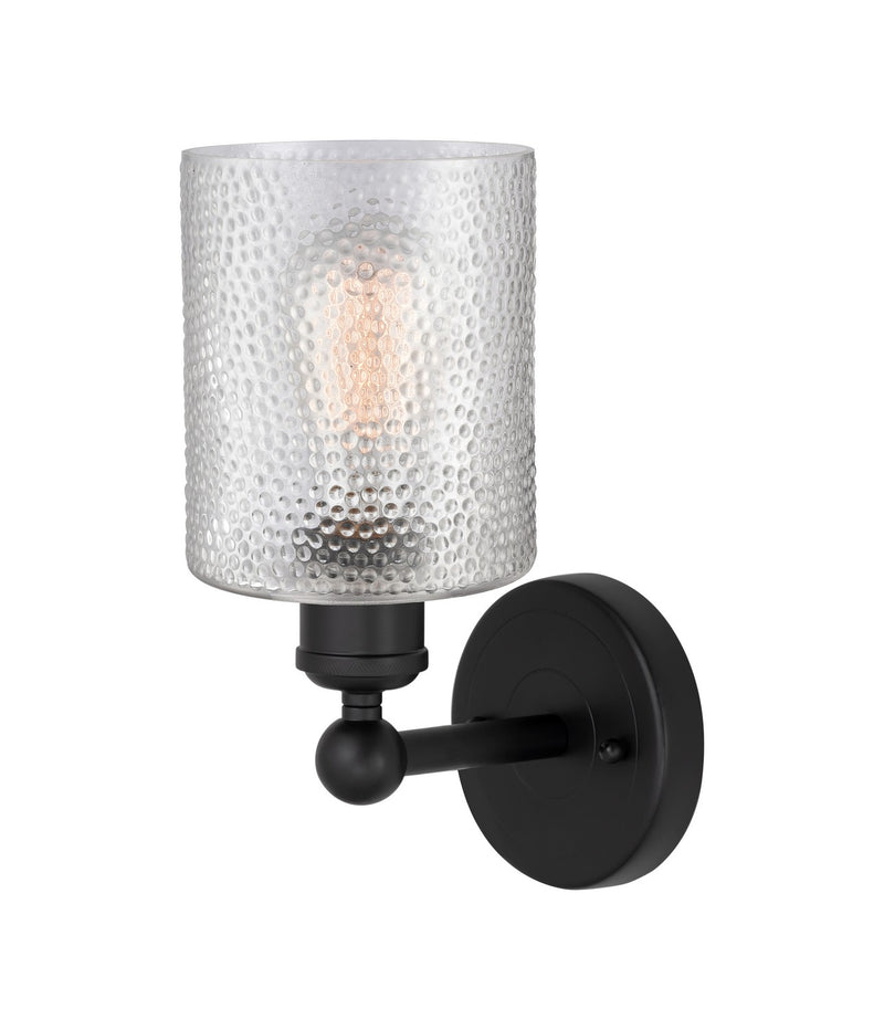 Innovations 616-1W-BK-G112 One Light Wall Sconce, Matte Black