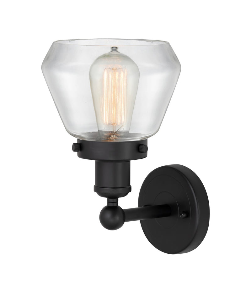 Innovations 616-1W-BK-G172 One Light Wall Sconce, Matte Black