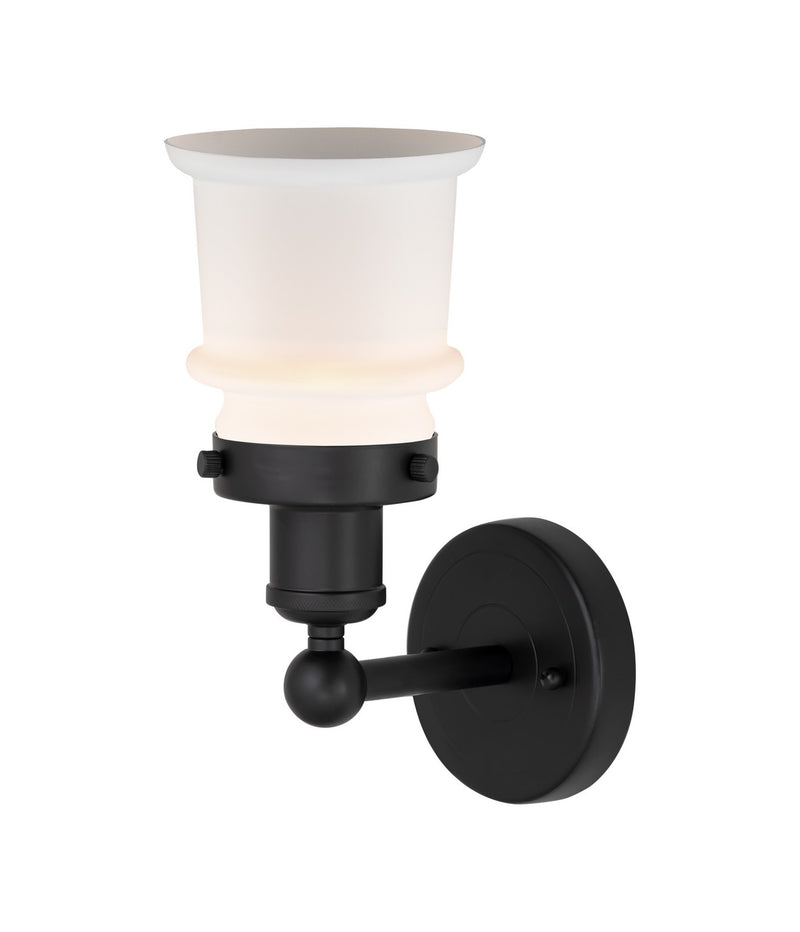 Innovations 616-1W-BK-G181S One Light Wall Sconce, Matte Black