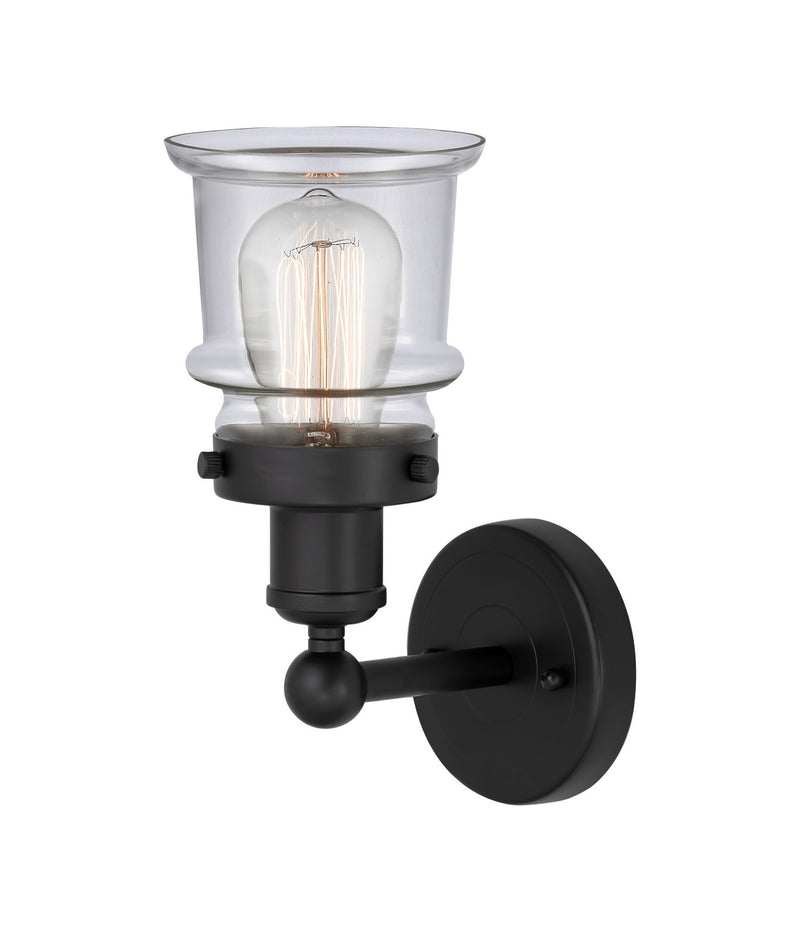 Innovations 616-1W-BK-G182S One Light Wall Sconce, Matte Black