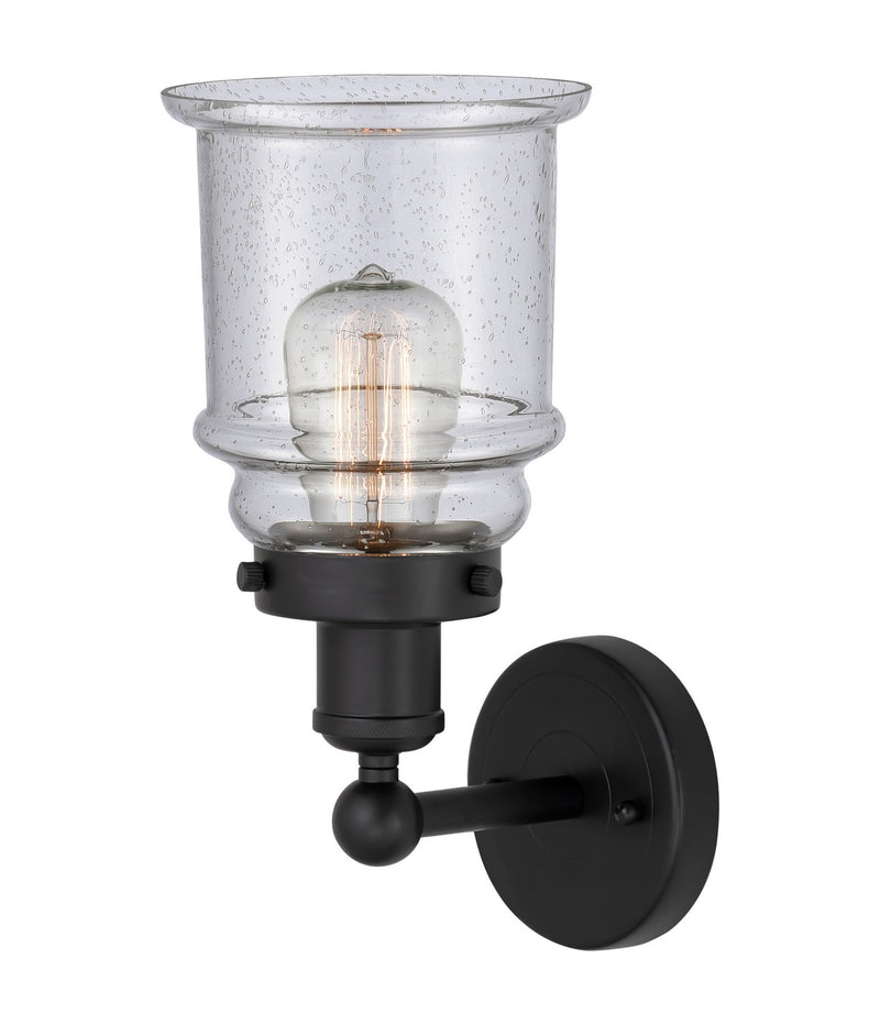 Innovations 616-1W-BK-G184 One Light Wall Sconce, Matte Black