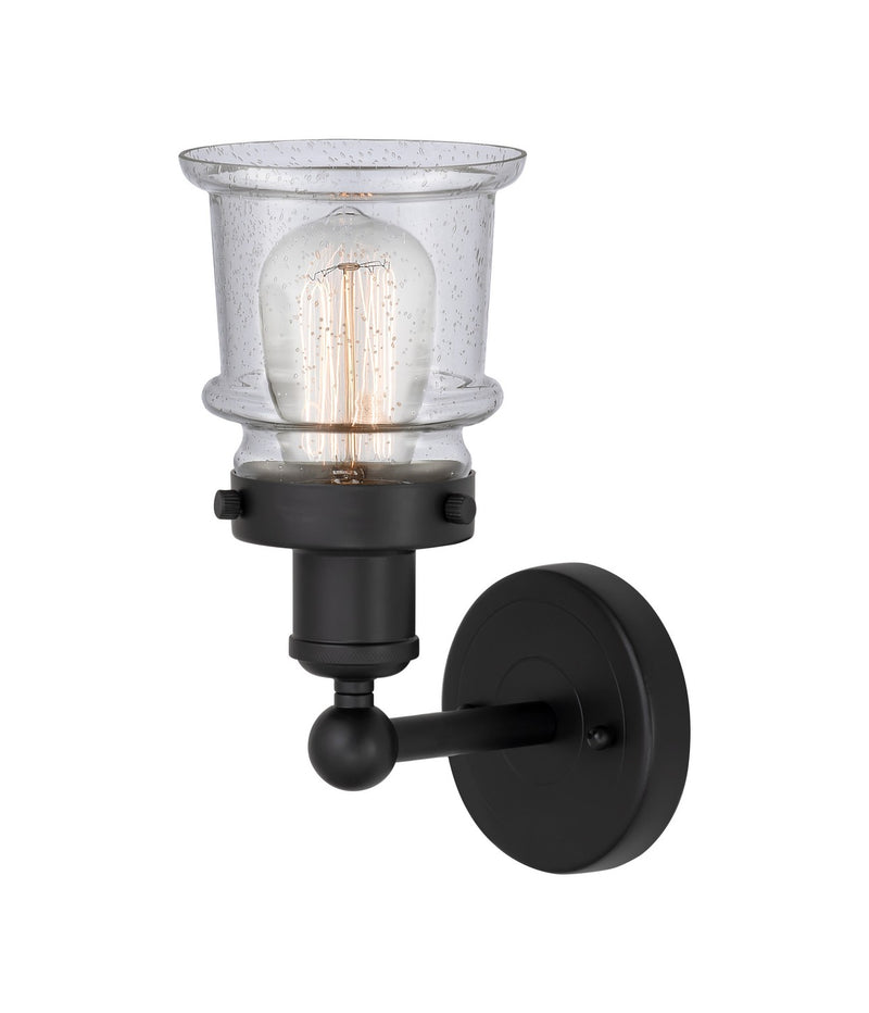 Innovations 616-1W-BK-G184S One Light Wall Sconce, Matte Black