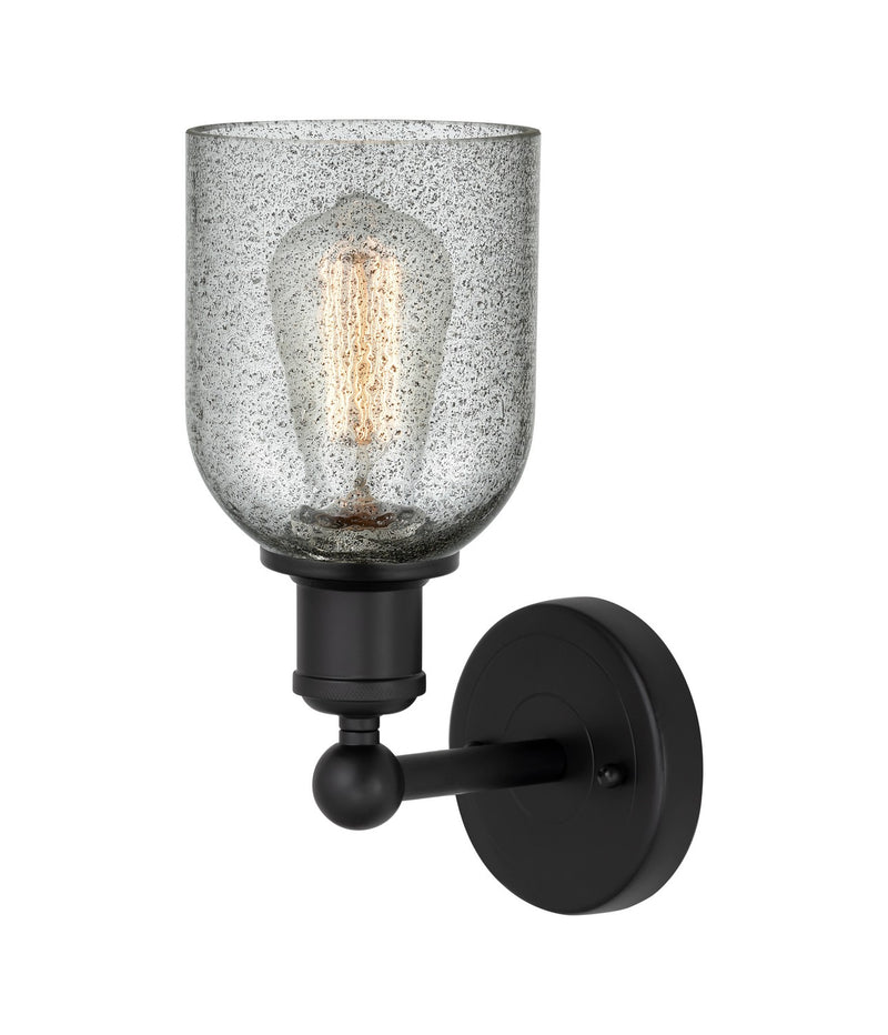 Innovations 616-1W-BK-G257 One Light Wall Sconce, Matte Black