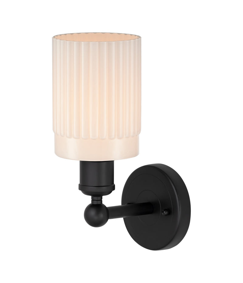 Innovations 616-1W-BK-G341 One Light Wall Sconce, Matte Black