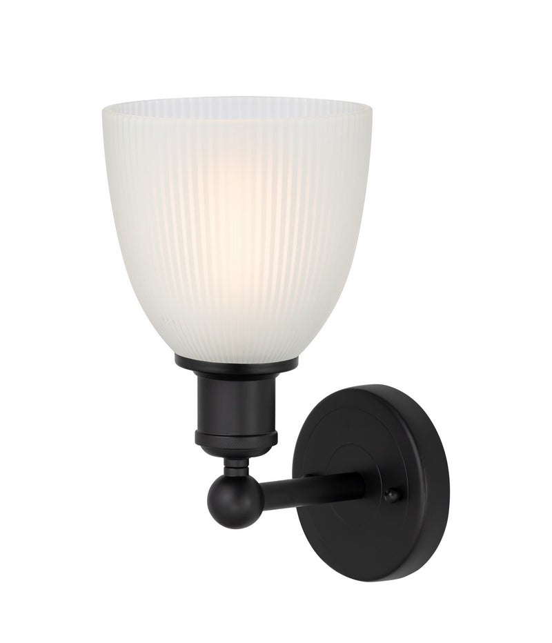 Innovations 616-1W-BK-G381 One Light Wall Sconce, Matte Black